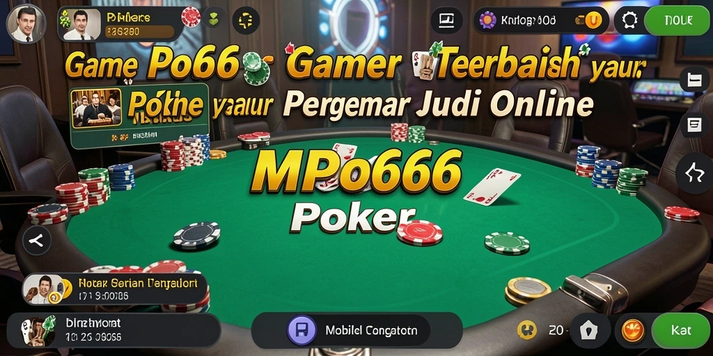 Tampilan antarmuka MPO666 untuk permainan Poker yang menarik.