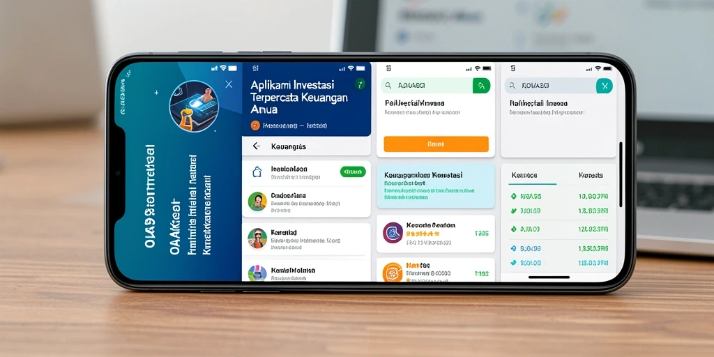 Antarmuka pengguna OJA89 yang intuitif dan mudah digunakan untuk investasi.